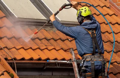 Démoussage et hydrofuge de toiture à Chambilly